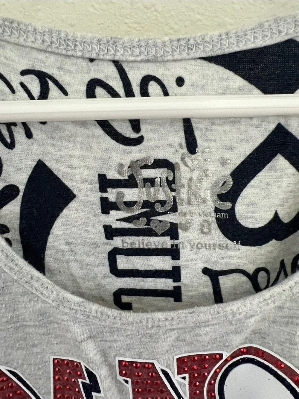 Justice Gymnast Bundle of 4 Shirts size 7/8